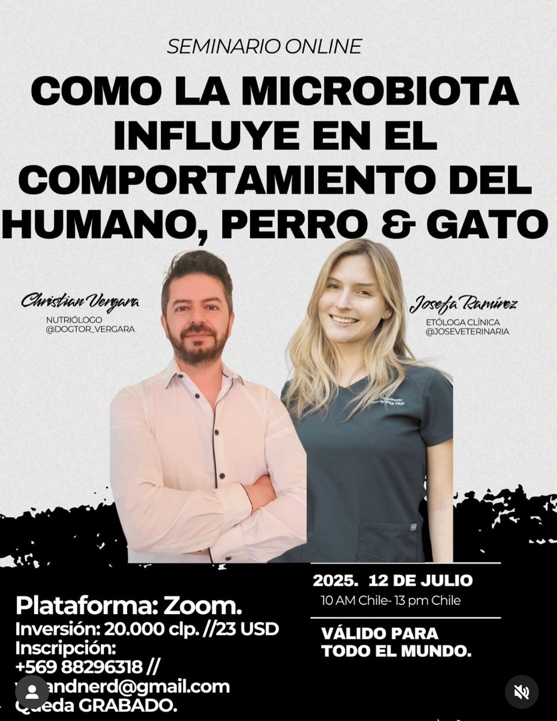 Seminario microbiota que puede salvar tu salud mental!