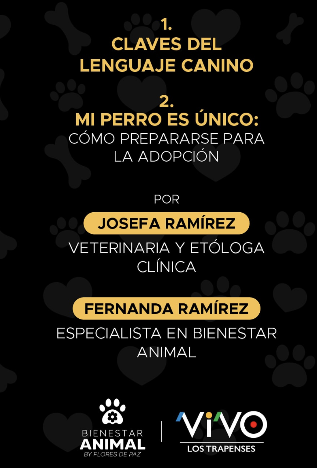 Charlas conductuales y adopción en MALL VIVO TRAPENSES este domingo 27 julio!