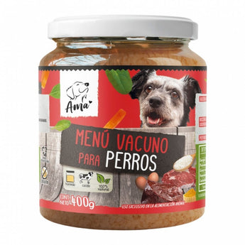 Ama - Menú Vacuno 400 gr - Perros - Bienestar Animal | By Flores de Paz