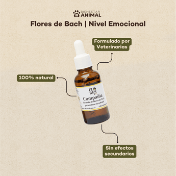 Pack 3 Meses Flores de Bach — Soledad y Ansiedad por Separación - Bienestar Animal | By Flores de Paz