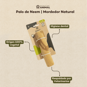 Palos de Neem Naturales para Perros — Higiene Dental - Bienestar Animal | By Flores de Paz