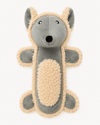 Peluche mordedor lobo - Bienestar Animal | By Flores de Paz