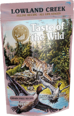 Taste of The Wild - Lowland Creek para Gatos 85 gr - Bienestar Animal | By Flores de Paz
