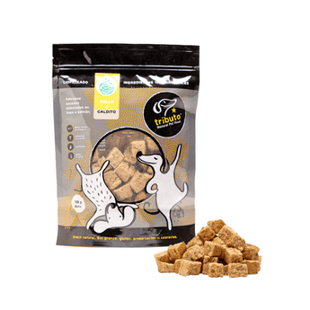 Tributo - Snack Original Receta Pollo Caldito - Para Perros y Gatos 100 g - Bienestar Animal | By Flores de Paz