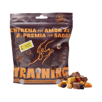 Tributo - Snack Training Vacuno Frutas y Verduras - Para Perros y Gatos 100 g - Bienestar Animal | By Flores de Paz