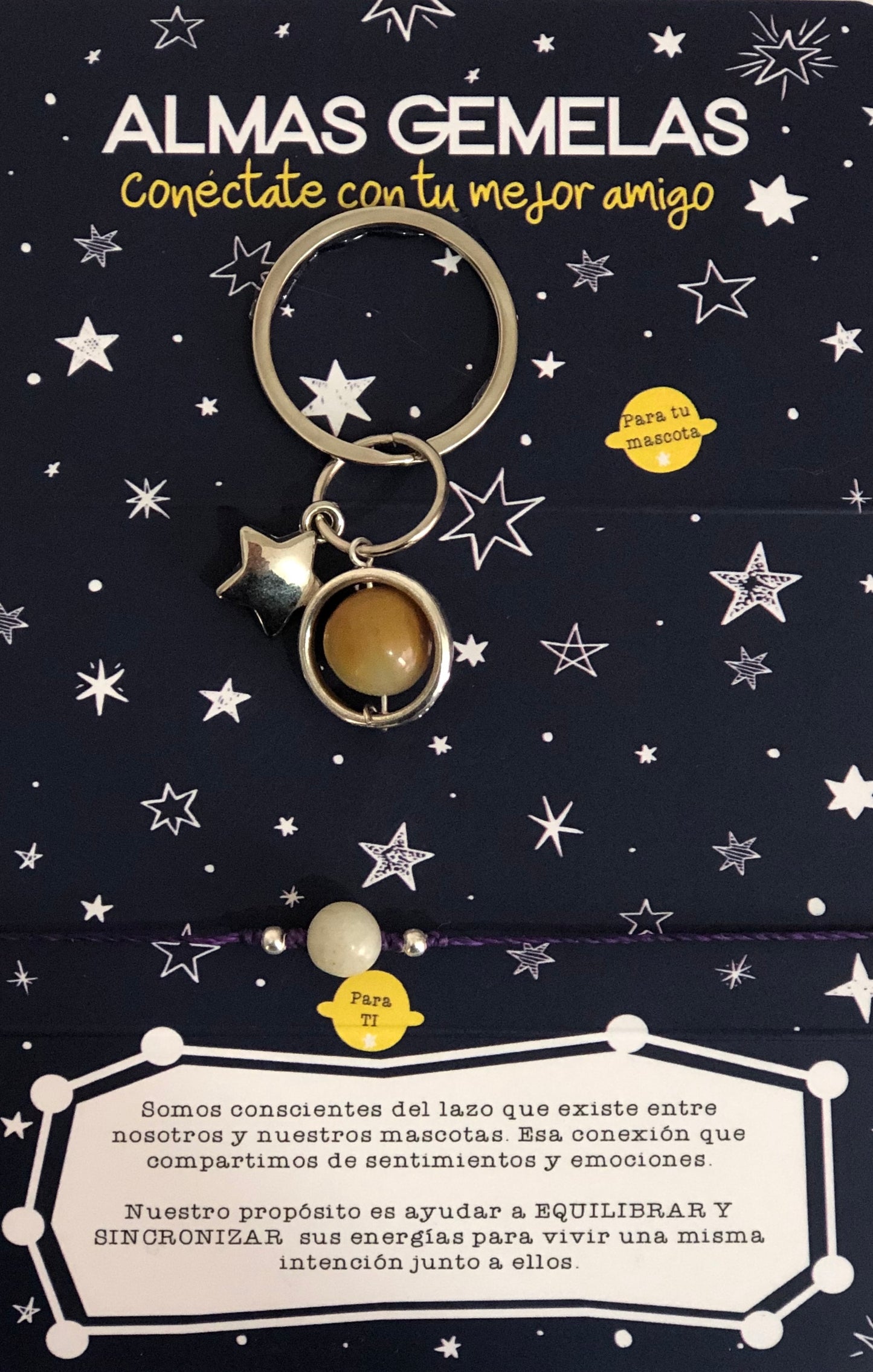 Piedra Amazonita - Calma - Pulsera Conexión Humano y Perro - Gemoterapia