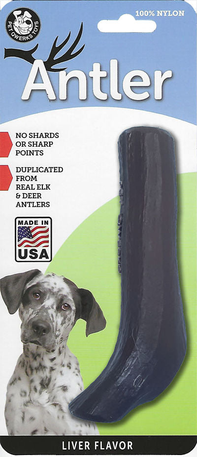 Antler Wood - Hueso Liver Flavor Para Perros Mordedores