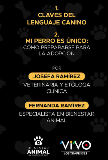 Charlas conductuales y adopción en MALL VIVO TRAPENSES este domingo 27 julio!