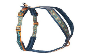 Arnés Perro Line Rachel Pohl Verde/Naranjo - Non Stop Dogwear - Bienestar Animal | By Flores de Paz