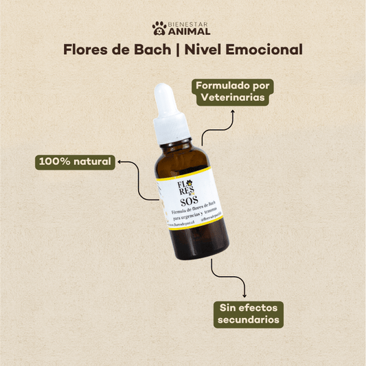 Flores de Bach para Perros — SOS Crisis - Bienestar Animal | By Flores de Paz