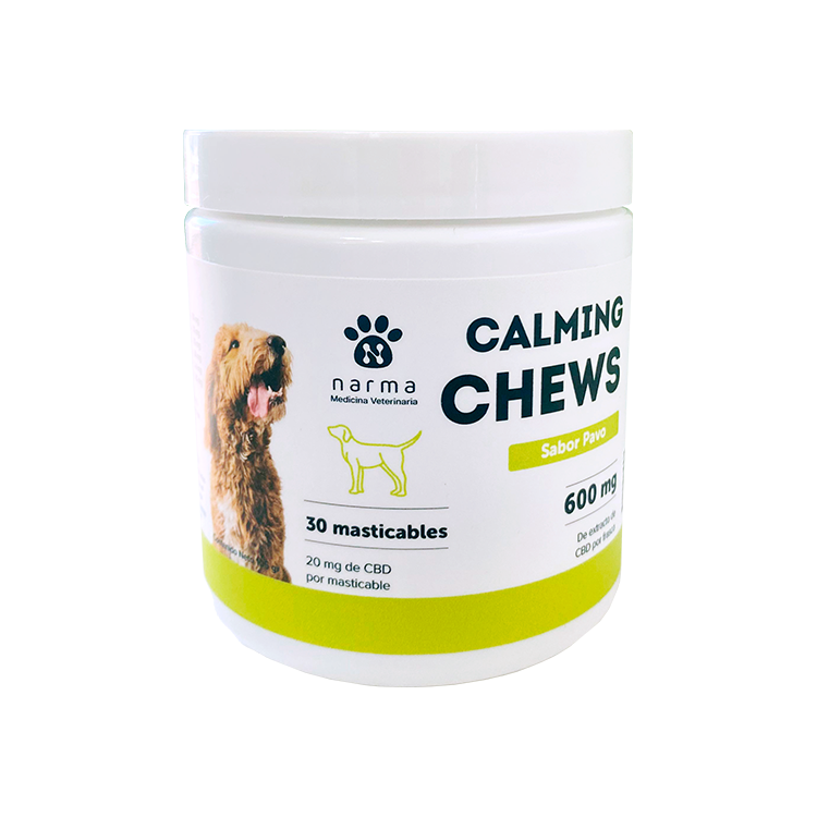 Masticables CBD Perro sabor Pavo (30 masticables, 600 mg)