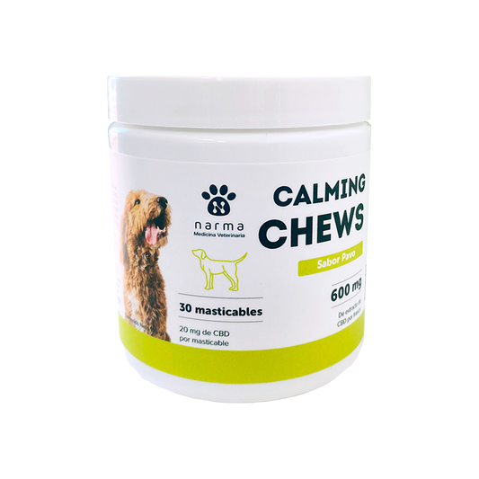 Masticables CBD Perro sabor Pavo (30 masticables, 600 mg)