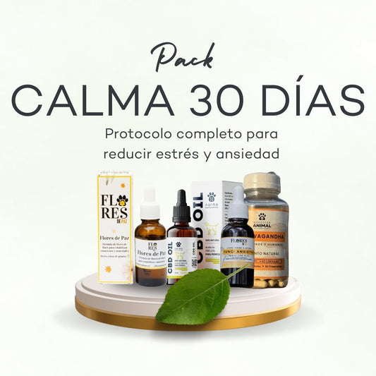 Pack Calma 30 días – Protocolo completo para reducir estrés y ansiedad - Bienestar Animal | By Flores de Paz