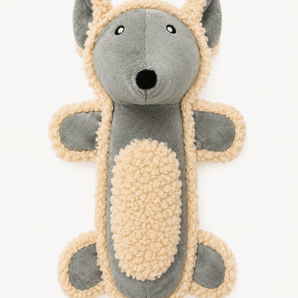Peluche mordedor lobo - Bienestar Animal | By Flores de Paz