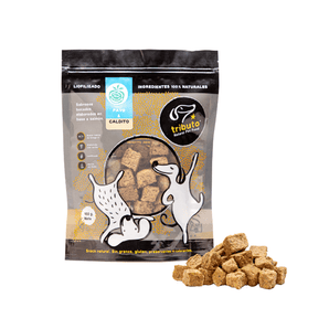 Tributo - Snack Original Receta Pavo Caldito - Para Perros y Gatos 100 g - Bienestar Animal | By Flores de Paz